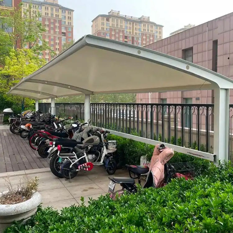 通榆县膜结构电动车棚